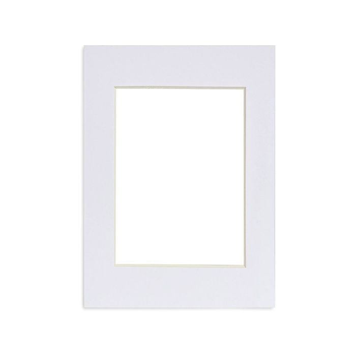Nicola Spring 8" x 10" for 5" x 7" Picture Photo Mount - White