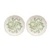 2pk Lvd Enchanted Ceramic Kitchen Dinner Plate Home Decor 23.5x23.5x2.5cm