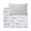 Living Textiles Organic Port-a-cot Fitted Sheet & Pillowcase - Tractor Ride