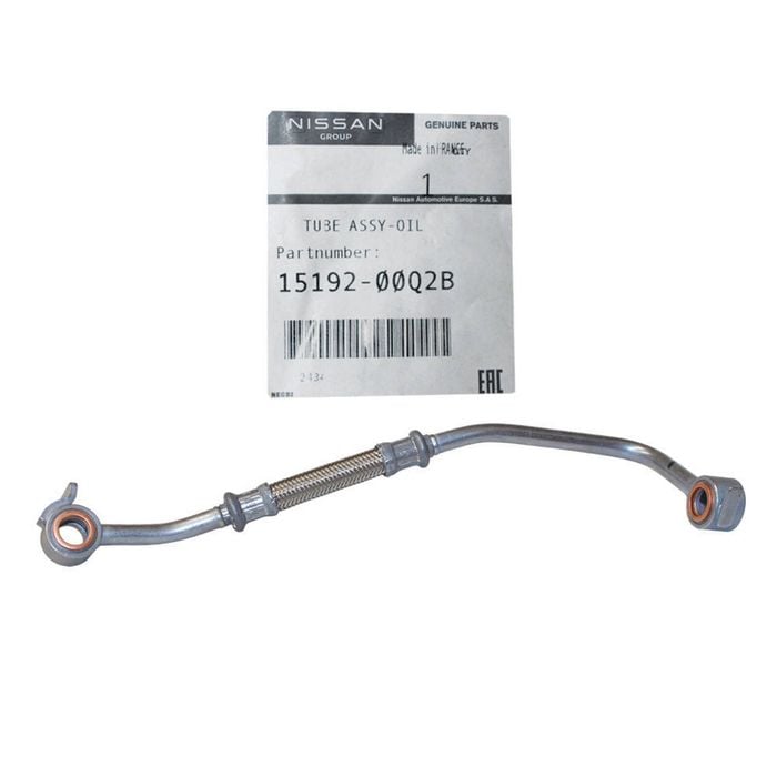 Genuine Turbo Charger Oil Feed Pipe For Nissan Navara Np300 D23 Ys23ddt 2.3l Single Turbocharged