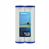 Stefani 2.5" x 10" Pleated Sediment 5 Micron Replacement Water Filter Cartridge - Twin Pack