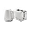 Sunbeam Kettle and Toaster White & Polished Stainless Steel