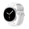 Samsung Galaxy Watch 8 40mm/44mm/Classic 46mm Soft Silicone Loop Watch Band Strap (White)
