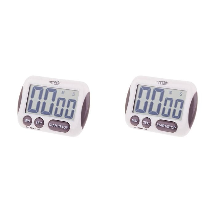 2PK Appetito Digital Timer W/Large Lcd Display 100 Minutes Home Kitchen Cooking