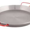 Garcima Universal Paella Pan Silver/Red 60x50x7cm/D50cm/Feeds 8-12