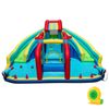 Costway Inflatable Double Water Slide Park w/Obstacle Course 680W Blower