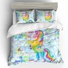 3D Cartoon Kids Rainbow Unicorn Star Bedding Set Quilt Duvet Cover  Pillowcases Personalized  Bedding