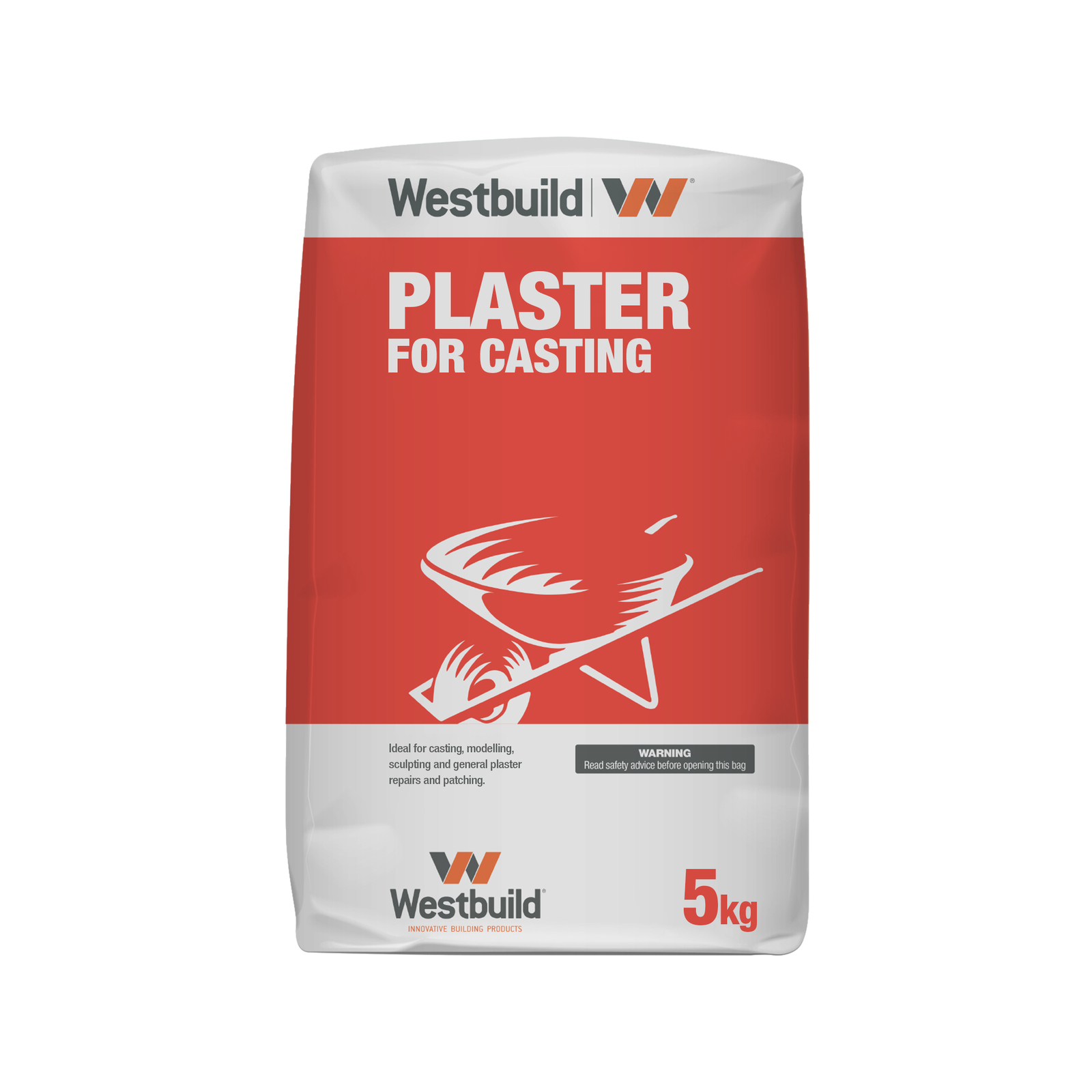 Westbuild 5kg Plaster for Casting DIY Bag