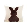 SOGA 45cm Light Tan Throw Pillow – Square Cushion