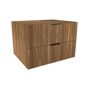 Lugna 512 x 750 x 580mm Cove 2 Drawer Storage Cabinet