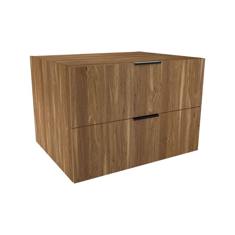 Lugna 512 x 750 x 580mm Cove 2 Drawer Storage Cabinet