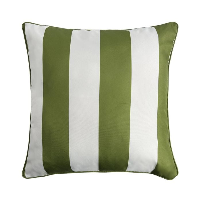 Marquee 45cm Green Cabana Stripe Outdoor Cushion