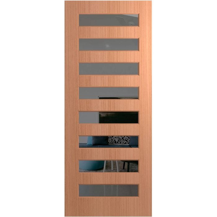 Hume 2040 x 820 x 40mm Entrance Door Nexus SPM NEX38 - Grey Tint