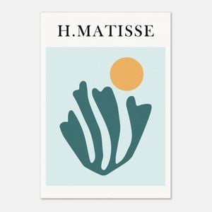Galrie H. Matisse Abstract Art Print with Elegant Wood Frame, Poster Only, 50 x 70cm (20 x 28inch)