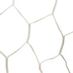 2pc Bownet Box Full Size Nylon Soccer Goal Net 750x250cm - White