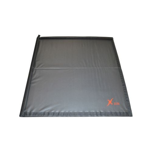 Black 120cm X 120cm X 5cm Gymnastics Mat 2 piece Folding Gym Exercise Yoga Mat Bunnings Australia
