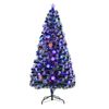 Tinseltown LED Christmas Tree 6FT 1.8M Xmas trees Optic Fibre  Multi Colour 230 Tips