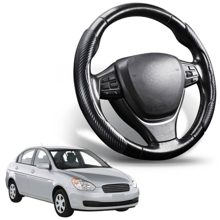 Segmented Steering Wheel Cover for Hyundai Accent 2006 - 2010 MC