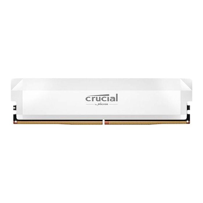 Crucial Pro 16GB (1x16GB) DDR5-6400 UDIMM Memory - White [CP16G64C38U5W]