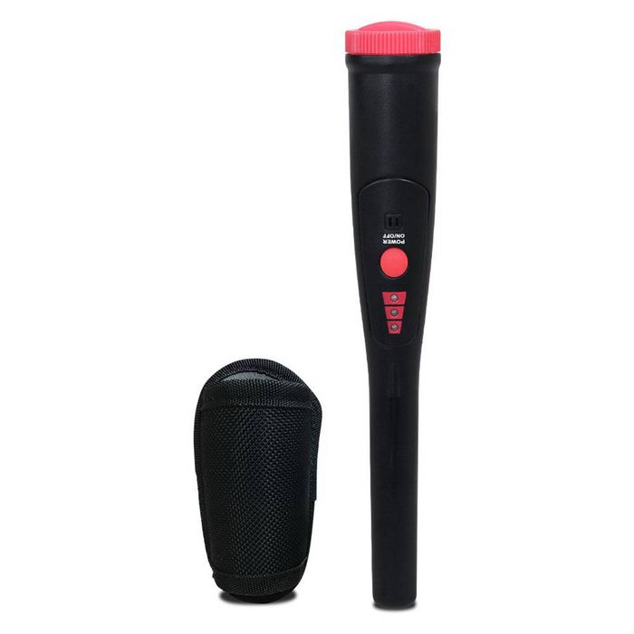 Metal Detector 40MM Sensitive Handheld Pinpointer Water Resistant Automatic Hunter Black