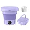Catzon Portable Washing Machine 8L Mini Foldable Washer-Purple