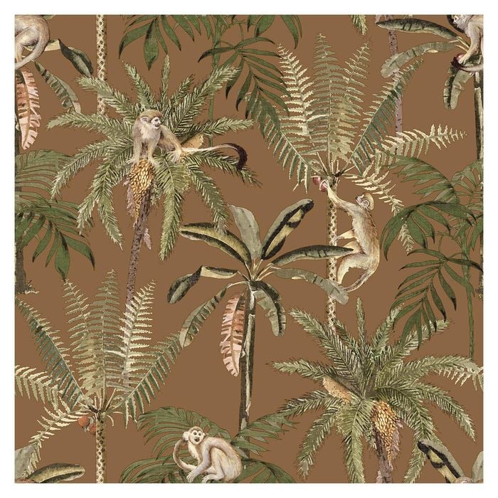 Ateles Burnt Orange Wallpaper by Holden Decor  10.05m by  53cm