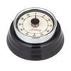 Academy Brontë Mechanical Timer with Magnet 60 Minute Black/Cream