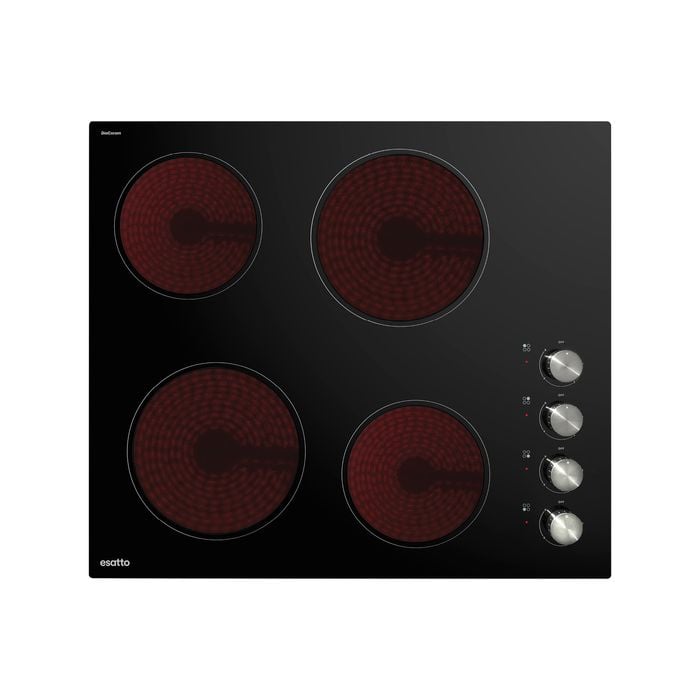 Esatto 60cm Ceramic Cooktop With Knob Controls