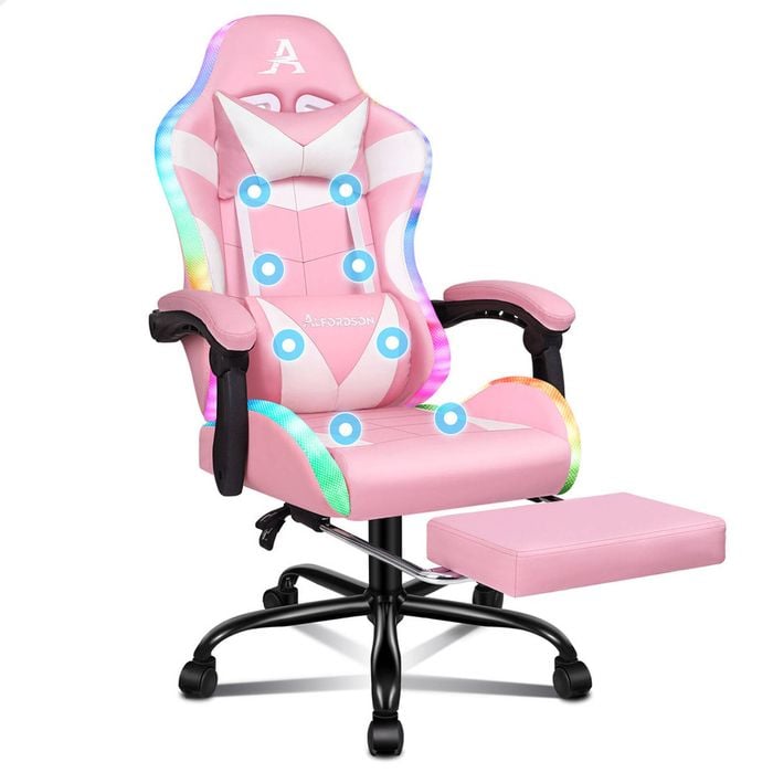Desk Chair With Pink Gaming Chair Afterpay ALFORDSON Gaming Office