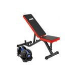 Powertrain 24kg Adjustable Dumbbell Home Gym Exercise Bench Blue
