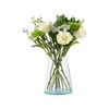 Nicola Spring Jebel Recycled Glass Large Vase - Wide Table Center Piece - 3.5L