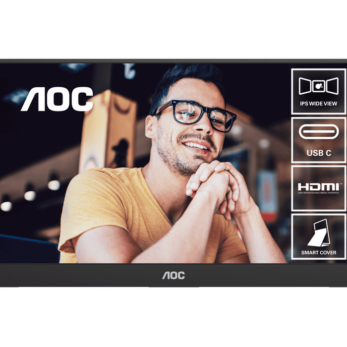 AOC 16T20 15.6" FHD 60Hz 20ms IPS Monitor