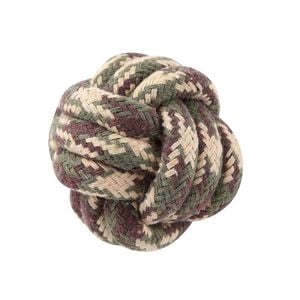 Paws & Claws Military 6cm Knotted Rope Ball Toy Assorted
