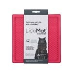 Lickimat Soother Original Slow Food Licking Mat for Cats - Pink