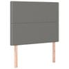 vidaXL Headboards Bedroom Furniture Wall Bed Header 2 pcs Dark Grey 80 cm Fabric