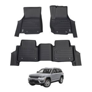 AUSGO Car Floor Mats for Jeep Grand Cherokee WL Series 5-Seat 2022-Onwards All-Weather Floor Liners