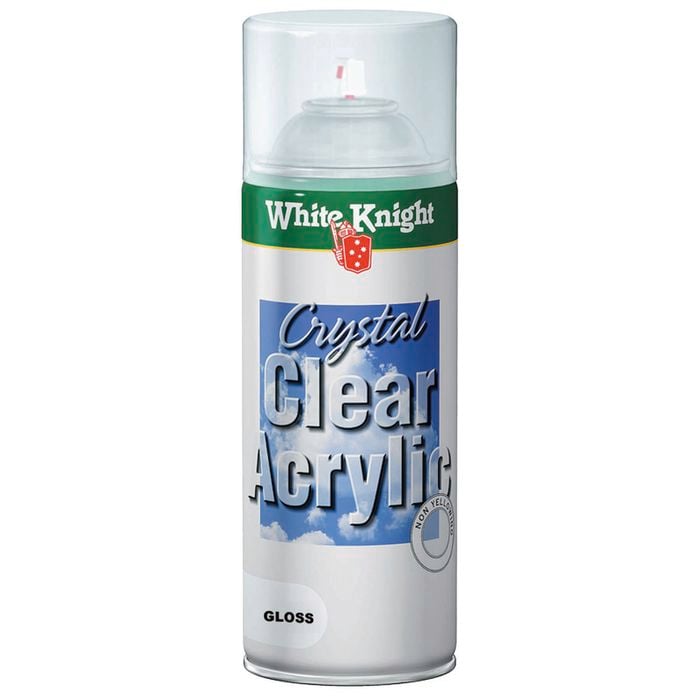 White Knight 310g Crystal Clear Acrylic Clear Gloss - Gloss