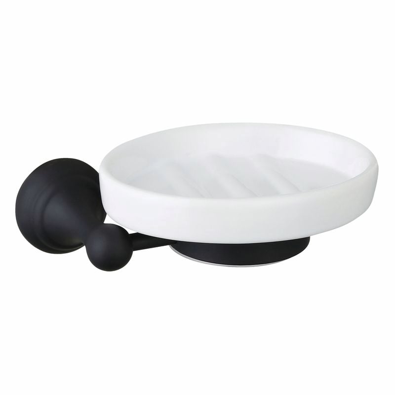 Maestro Matte Black Soap Dish