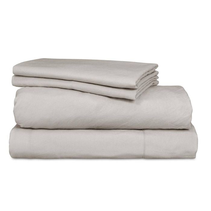 Ardor Boudoir Vintage Washed Sheet Set - Grey - Queen