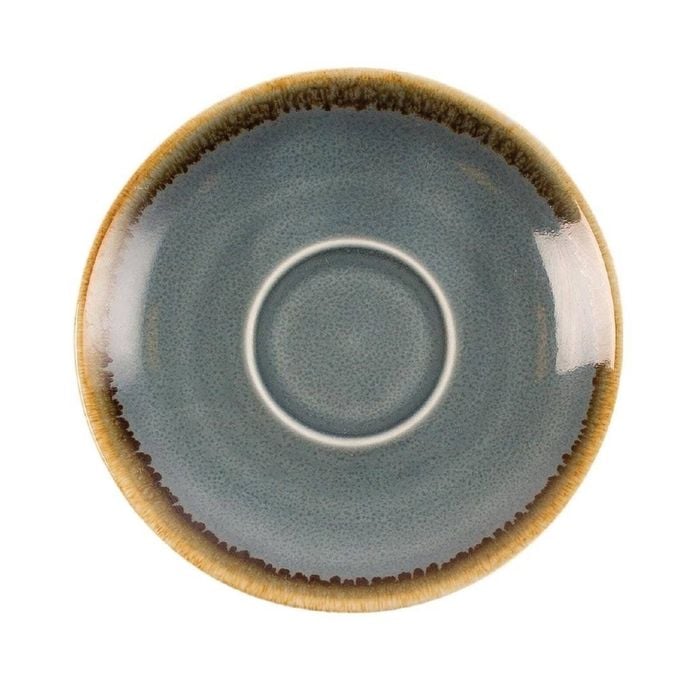 Olympia Espresso Saucer Kiln Porcelain Ocean 115mm Pack Of 6