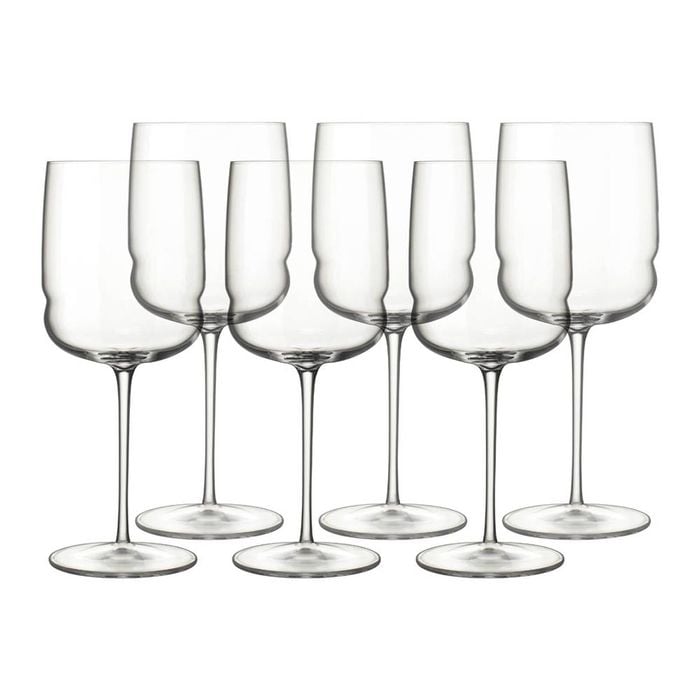 Luigi Bormioli Grandioso Set Of 6 Cabernet Merlot Glasses 660ml