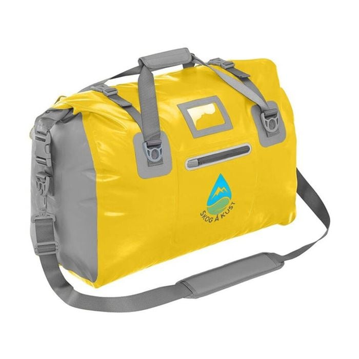 Skog A Kust Yellow Dry Duffel Waterproof Roll-down Top Watertight 60l W/ Handles