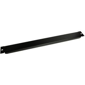 StarTech.com Blanking Panel - SPCC - Black Powder Coat - 1U Rack Height - 1 Pack - 22.9 mm Height - 55.9 mm Width