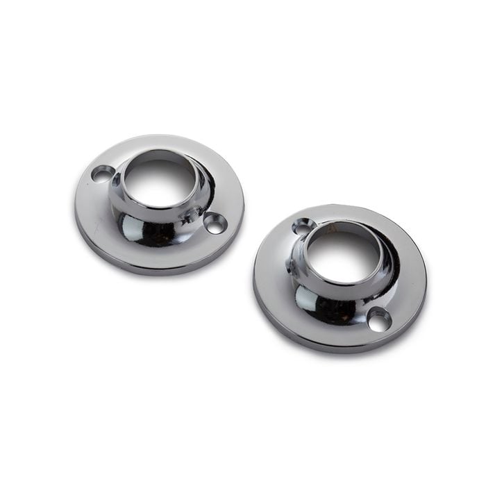 Sandleford 19mm Chrome Round Flange - 2 Pack