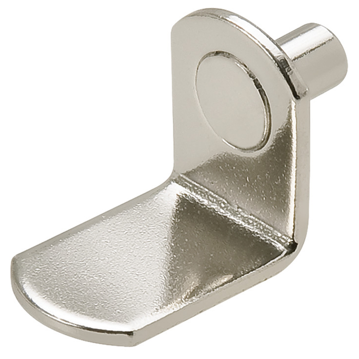 Hafele Nickel Plated Steel Stepped Shelf Support - 12 Pack