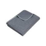LINENOVA Cooling Blanket Keep Cool Summer Blanket Lightweight - Double,Gery