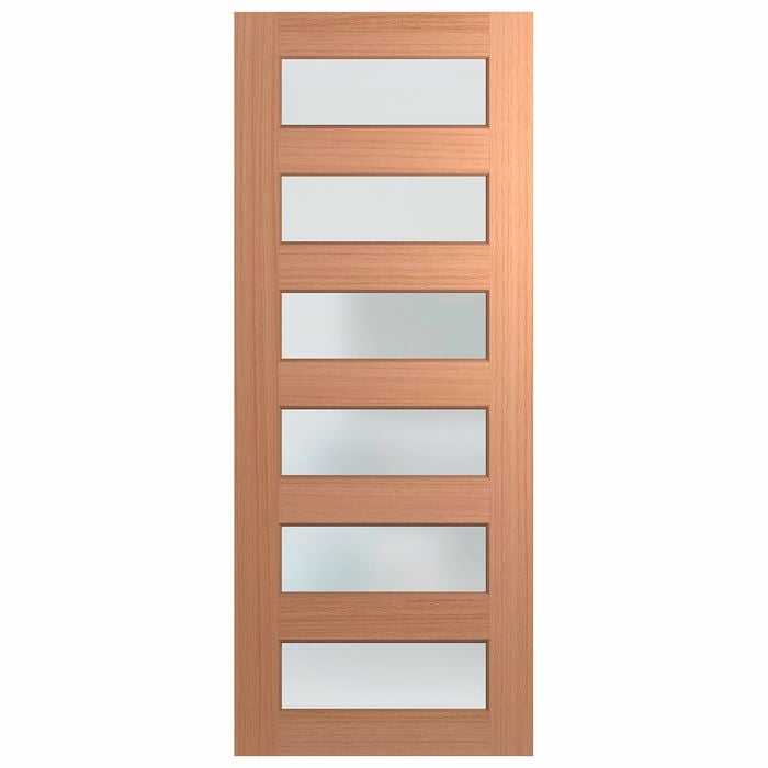 Hume 2040 x 820 x 40mm Entrance Door SPM Savoy Translucent Glass XS26