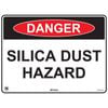 Pinnacle 400 x 300mm Poly Danger Silica Dust Hazard Sign