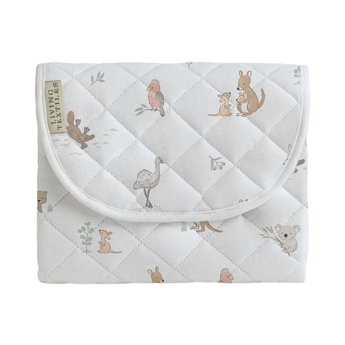 Living Textiles Waterproof Travel Change Mat - Australiana