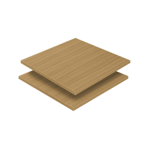 Lugna Sand Adjustable Cabinet Shelf - To Suit 450 x 280mm - 2 Pack